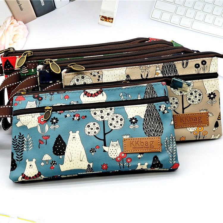 Polyester Waterproof Women's Coin Bag Ladies Organizer Wallet Female Phone Purse Money Pouch Clutch Handbag Carteira for Girls
