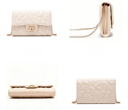 Women's Fashionable Casual Embroidered Butterfly Pattern Shoulder/crossbody Chain Small Square Bag, Mini Clutch