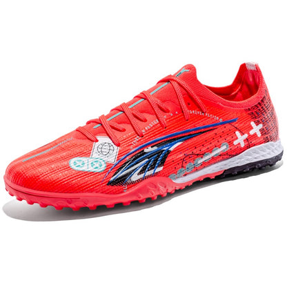 Soccer Shoes Men's Football Field Boots Grass Training Society Sports Soccer Cleats Without ShoeLaces Crampons De Football