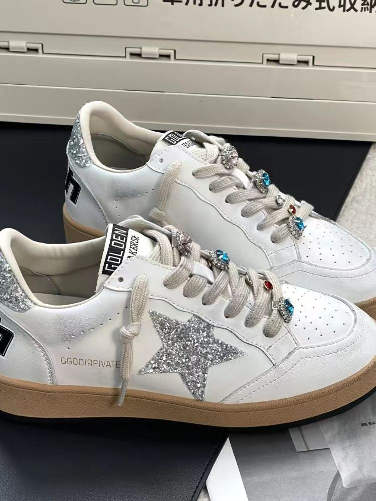 Genuine Leather Inner Higher Retro Star Rubbed Doing Old Dirty Shoes Women Leather Pigskin Top Athletic Casual Board Shoes