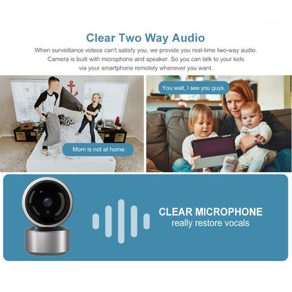 New Tuya IP Camera 5MP Wifi Video Surveillance Cameras HD Night VIsion Two Way Audio Auto Tracking Cloud Smart Home Camera