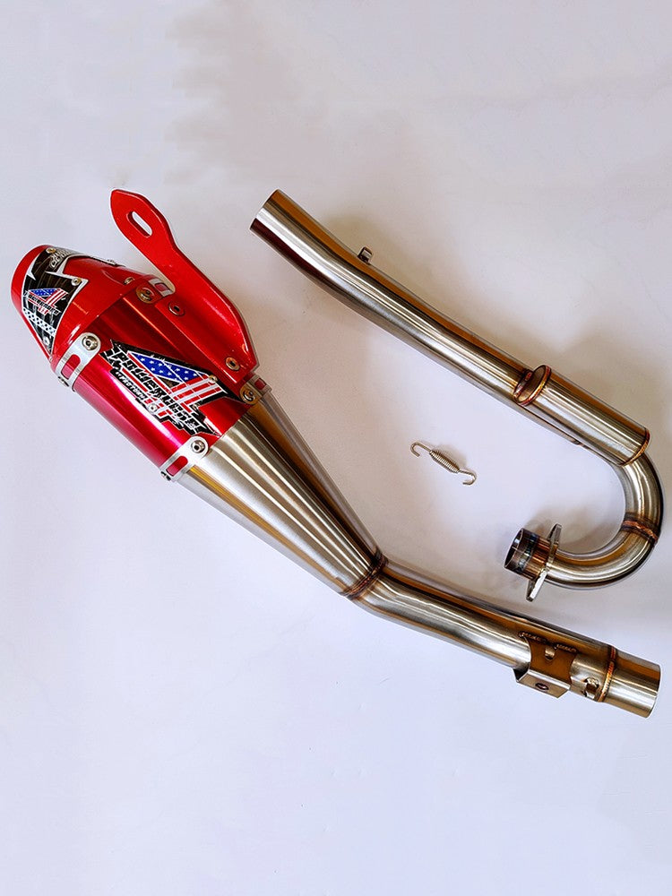 Full Slip On Exhaust Muffler System Pipe Rally Motorcycle Accessories Complete Exhaust System For Crf250 Crf250r Exhaust Muffler
