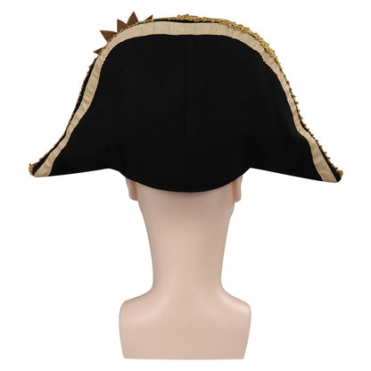 Captain Hook Cosplay Pirate Hat Cap Peter Wendy Hats Halloween Carnival Party Disguise Costume Accessories Prop For Adult Kids