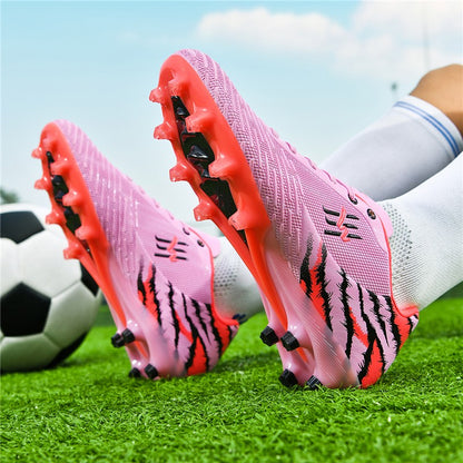 Unisex Youth Soccer Cleats Lightweight FG Football Shoes for Match Training Enhanced Grip Durable Comfortable