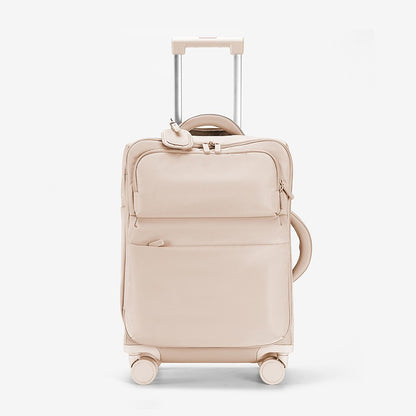 Mala de Viagem Ultra-leve de 20/24/28 polegadas, Grande Capacidade, Pano Oxford, À Prova D'água, Com Rodas, Caixa de Embarque, Senha, Bolsa de Viagem