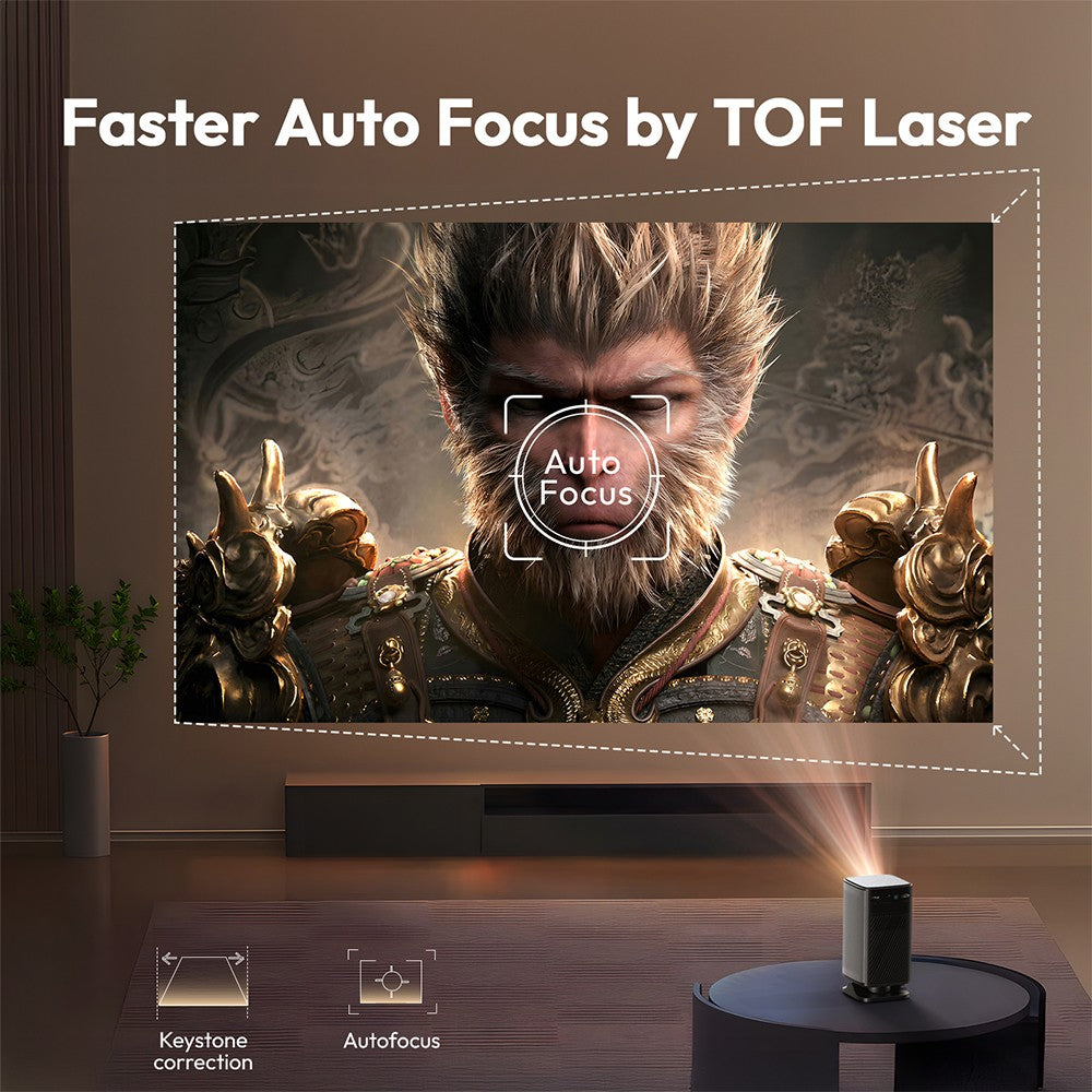 Projetor Portátil Mini BYINTEK P70X com Bateria Integrada Suporte 4K 3D Wifi para Noite de Cinema ao Ar Livre Projetores de Home Theater
