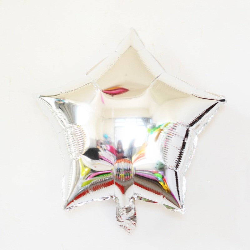 10pcs 18inch Star Foil Balloons Helium Balloon Children toy Gift 1st Birthday Party Wedding Decorations kids Globos Baby Shower