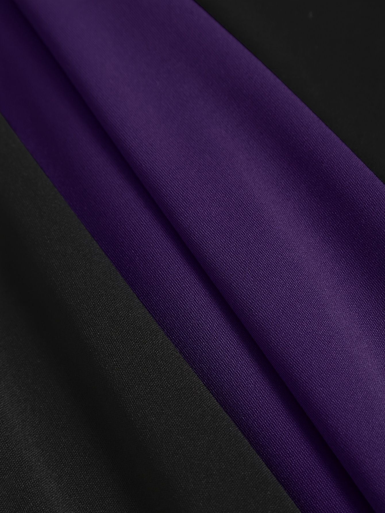 European and American fashion women's plus-size skirt color matching buttonhole lace-up high waist A-line skirt