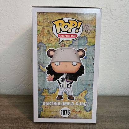 Funko Pop One Piece Bartholomew Kuma 1876 Boneco de Anime 10,28 cm Decoração Colecionável Edição Limitada Boneco de Vinil de Brinquedo de Presente