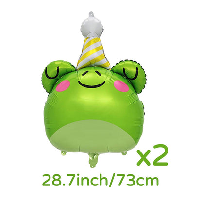 Animal Aluminum Film Balloon Sloth Lion Bear Giraffe Tiger Elephant Frog Balloon Zoo Theme Birthday, Shower, Holiday Decoration