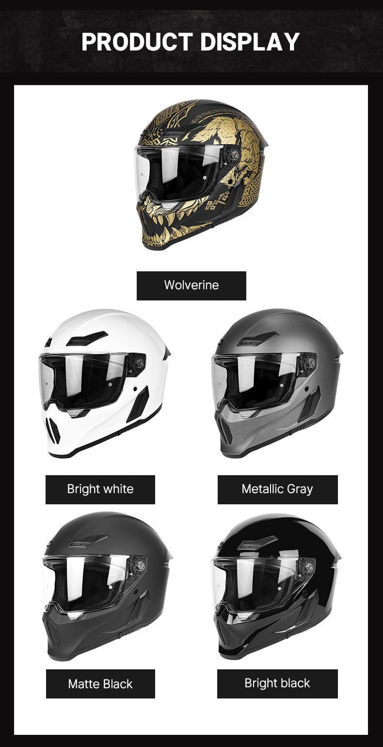 C-Riding Inverno Quente Cruising Mulheres e Homens Profissionais Chapéus de Segurança Retro Cruising Capacete Completo Certificado DOT Verão