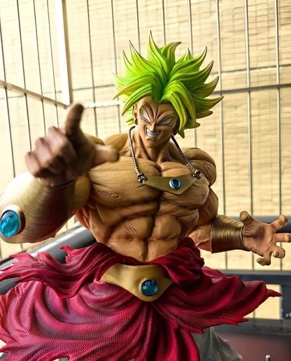 Dragon Ball Z Broly Anime Figure GK Ssj3 Broli Super Saiyan PVC Action Figurine 21cm/19.69 inch Statue Collection Model Toy Gift