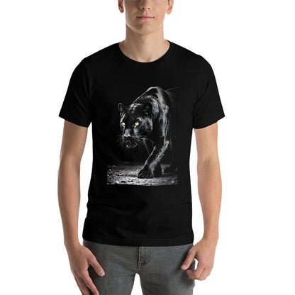 Black Panther T-Shirt cotton t shirt man t shirt man plain T-Shirt