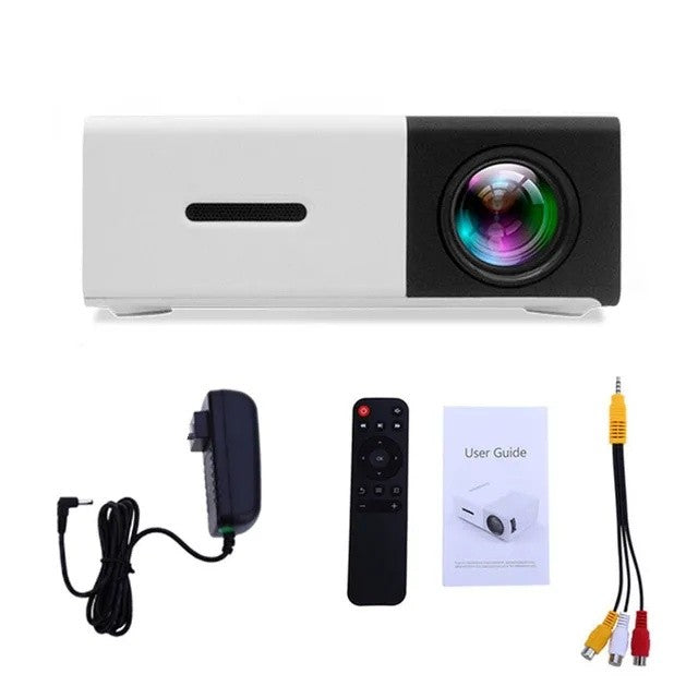 Mini Projetor Portátil YG300 LED Externo Mini HD 1080P Projetor Móvel Projetor Infantil Mini Projetor Portátil Ultraclaro