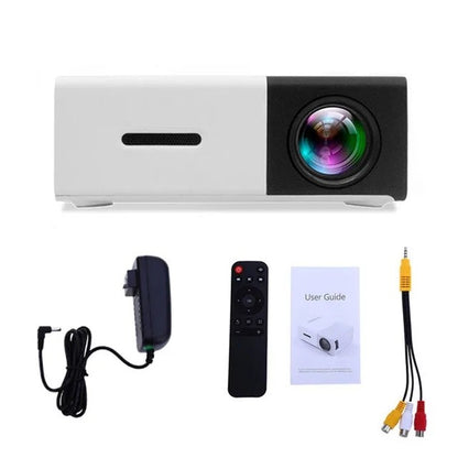 Mini Projetor Portátil YG300 LED Externo Mini HD 1080P Projetor Móvel Projetor Infantil Mini Projetor Portátil Ultraclaro