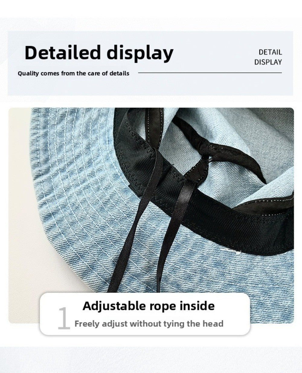 Kawaii Denim Star Fisherman Hat Wide Brim Y2K Outdoor Sun Hat Sunshade Adjustable Western Cowboy Hat Fishing