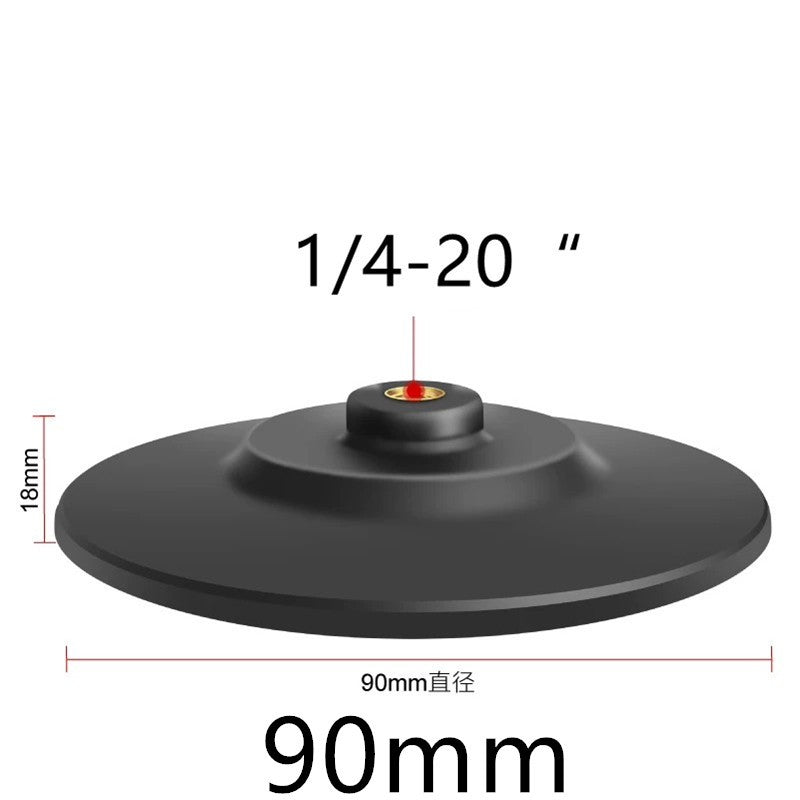 1/4 Inch Screw Mount or 1/4" Internal Screw Adapter Car Dashboard Round Plate Adhesive Tape for Gopro GPS Camera Smartphones