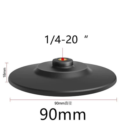 1/4 Inch Screw Mount or 1/4" Internal Screw Adapter Car Dashboard Round Plate Adhesive Tape for Gopro GPS Camera Smartphones