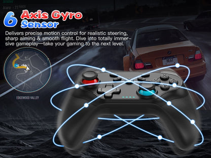 Gamepads For Nintendo Switch/Pc/Ios/Android Wireless Controller Turbo Vibration Game Control Console Remote Accessories