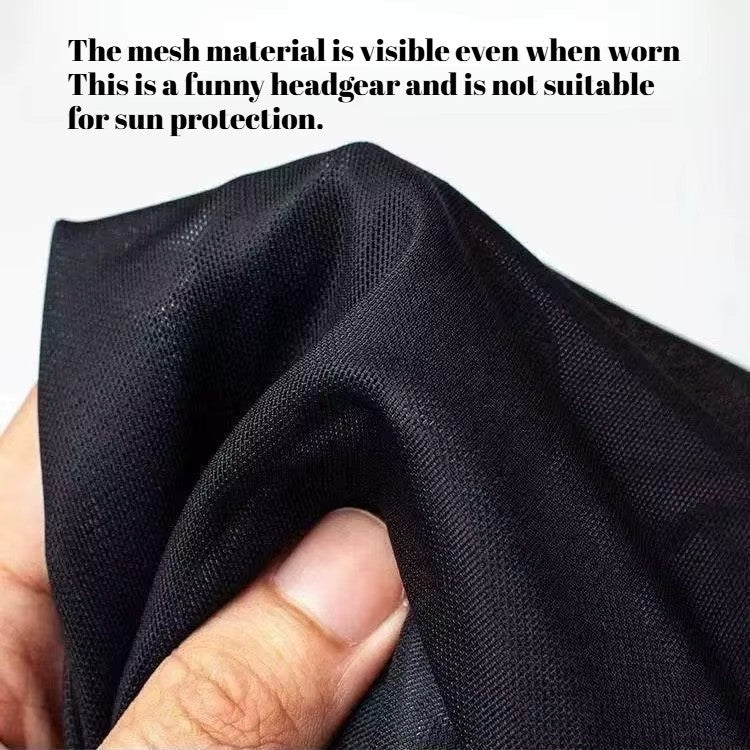 Funny Prank Mask Cosplay Parody Face Costume Headgear Live-streaming Outing Cartoon Props Breathable Headgear