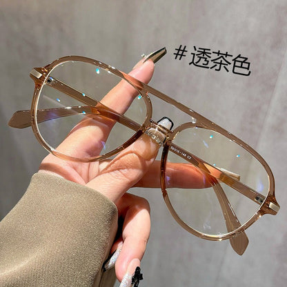 Pilot Large Frame Anti Blue Light Reading Glasses Men Women Fashionable Light High-Definition Youthful High Quality Presbyopia