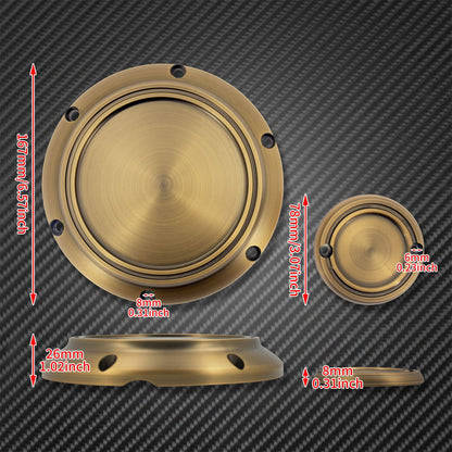 Tampa de Temporização de Derby CNC para Motocicleta 6 Furos para Harley Sportster XL883 XL1200 XR Iron Roadster Nightster 2004-2016 17