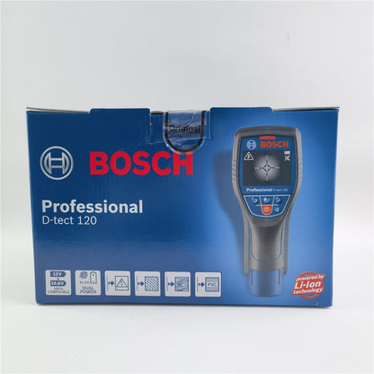 Detector de metais Bosch D-tect 120 Professional Scanner intuitivo de radar Para quase todos os materiais Detector de parede de alta precisão