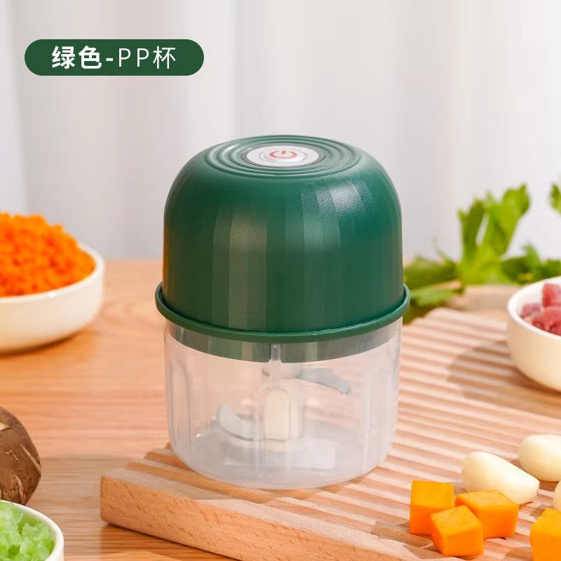 Electric Garlic Masher Garlic Grinder Onion Chopper 260ML Meat Grinder Ginger and Chili Grinder Kitchen Vegetable Blender