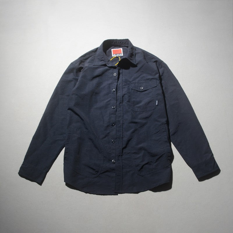 2025 Autumn New Japanese Retro Long-Sleeve Turn-down Collar Outdoor Cargo Shirt Men's Simple Fashion Loose Washed Casual Blouses