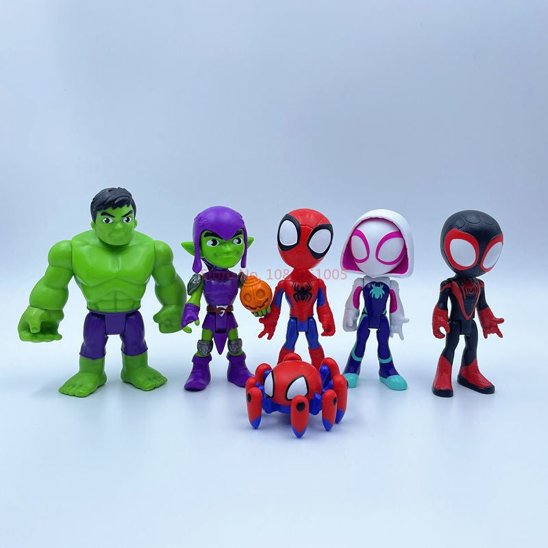 Marvel Homem-Aranha Legends Muitos Estilos Spidey E Seus Amigos Incríveis Boneco de Ação Figura Estatueta Para Presente Infantil