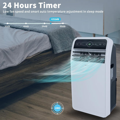 Ar Condicionado Portátil Shinco 10.000 BTU, Unidade de AC Portátil com Resfriamento Embutido, Habilitado para Wi-Fi para Ambientes de até 27 m².