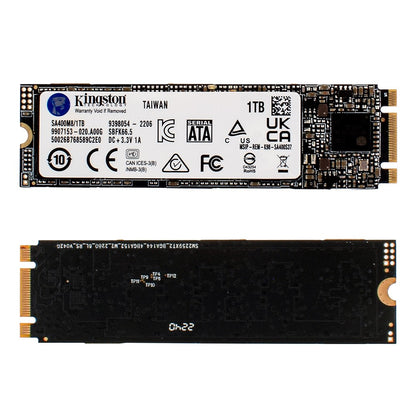 SSD M.2 2280 A400-NGFF Kingston Unidade de Estado Sólido Interna 120GB 240GB 480GB 1TB 2TB Alto Desempenho para Notebook e Desktop