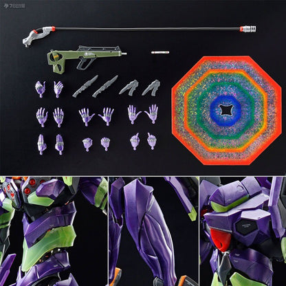 Bandai Genuíno RG EVANGELION UNIDADE-00/01/02/03/04/06/08a CONJUNTO DE ARMAS Anime Boneco de Ação Modelo de Montagem Colecionável Brinquedos Infantis