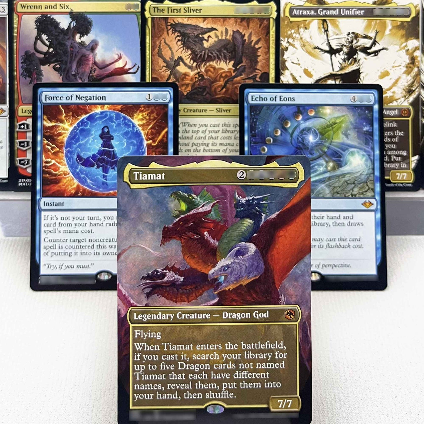 AFR C19 CC1 WOT DMR DMU ONEHOLO12-002 cartas mágicas tiamat Tcg proxy Extorsionista do Cais Tutor Mundano Coleta Sufocante