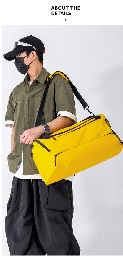 Travel Duffel Handbag Dry Wet Outdoor Business Trip Short Distance Shoulder Bag Large Fitness Gym Yoga Sports Luggage Tote Pack