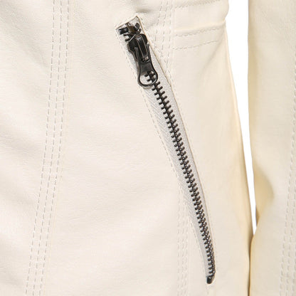 Faux Leather Jacket Women 2025 Basic Jacket Coat Female Winter Motorcycle Jacket PU Leather Zipper Hoodies Outerwear chaqueta