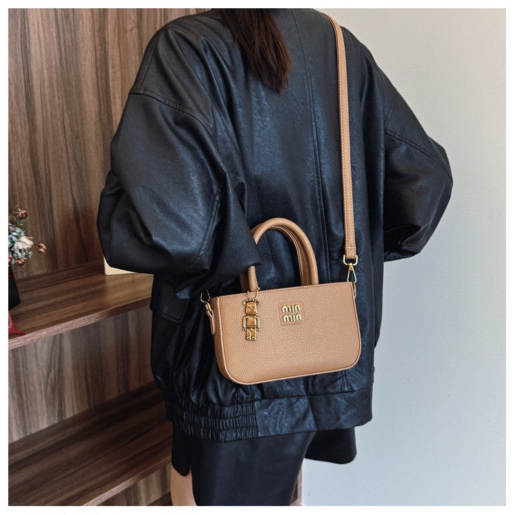 2025 New Trendy Women's Small Square Bag Minimalist Luxury Shoulder Bag for Mobile Phone Girl Fashion Crossbody Pouch Purse