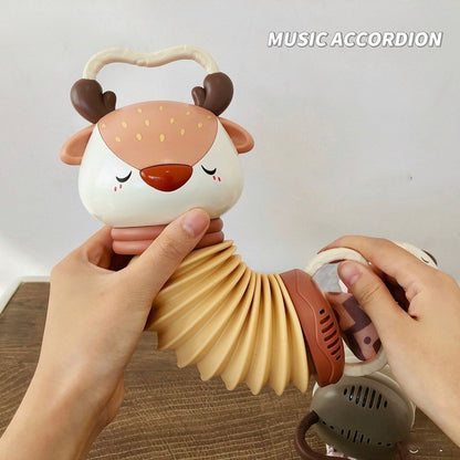 Cartoon Accordion Baby Music Toys Early Education Instrument Electronic Vocal Toy Kids Educational Soothe Toy Christmas Gifts