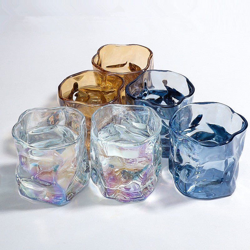Copo de uísque cinza-fumaça 190ml, copo Old Fashioned de base pesada, conjunto de presente para bar, caneca de cerveja de cristal, direto da fábrica