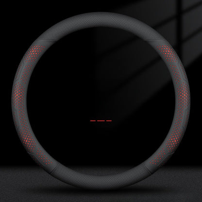 O/D Type Nappa Leather Car Steering Wheel Cover Universal Steering Wheel Cover Steering Wheel Accessories Anti Slip Handle Cover