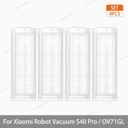 For Xiaomi S40 Pro / OV71GL Robot Vacuum Cleaner Parts Accessories Main Brush Side Brush Hepa Filter Mop Cloth Replacement Spare