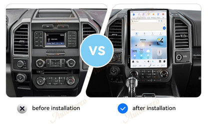 14.4 Inch Android 128G For Ford F150 F250 F350 2015-2021 Tesla Style Car GPS Navigation Multimedia Player Radio Tape Headunit HD