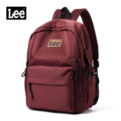 Mochila Leve LEE para Notebook 16 Polegadas Feminina Masculina Oxford, Bolsa Escolar de Ensino Médio de Grande Capacidade, Mochila de Estudante Universitário Adolescente