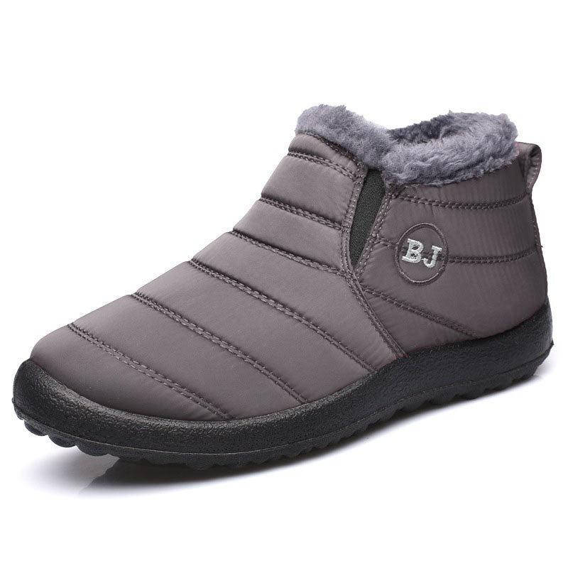 Botas Masculinas de Neve para Área Externa, Sapatos Masculinos com Pelo, Botas de Inverno Masculinas, Botas de Caminhada, Botas de Tornozelo, Sapatos Masculinos Impermeáveis, Botas de Trabalho, Calçados