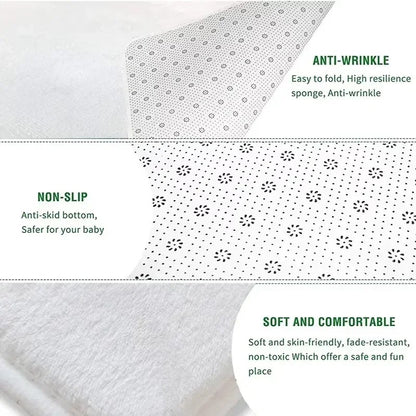 VIKAMA Bathroom Rug- Flannel Soft Toilet Door Mat - Bathroom Entrance Floor Mat - Bathroom Sink Area Carpet Home Decoration