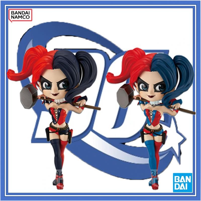 Autêntica Bandai Banpresto Qposket Esquadrão Suicida DC Hero Arlequina Fofa PVC Colecionável Figure - Presente Perfeito para Fãs
