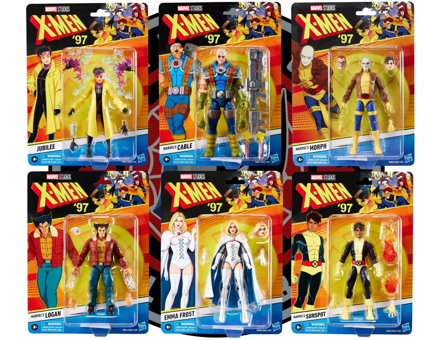 In Stock Marvel Legends Retro Cardback X-Men '97 Wolverine Rogue Magneto Cyclops Gambit Jean Grey Action Figure Model Toy Gift