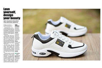 New Men Running Shoes Breathable Air Cushion Sneakers Men Outdoor Lace Up Walking Shoes Non-slip Men Sport Shoes Tenis Masculino