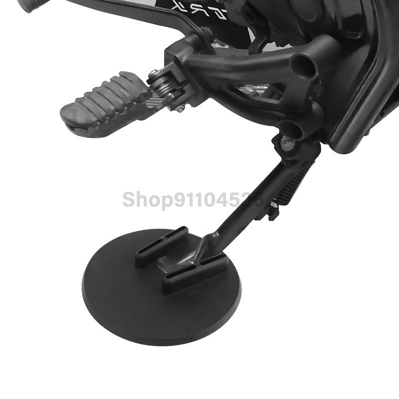 Base de Apoio Lateral ABS para Moto Peça de Apoio Lateral Protetor de Apoio Acessórios para Motocross Harley Touring Sportster Dyna