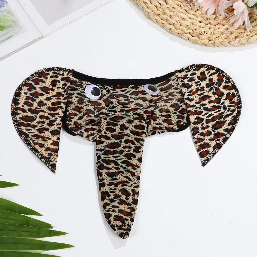 Men's Sexy Elephant Lingerie G-string Male T-back Thongs Bulge Pouch Underwear Men's Clothing